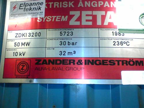 Electric Steam boiler Zeta